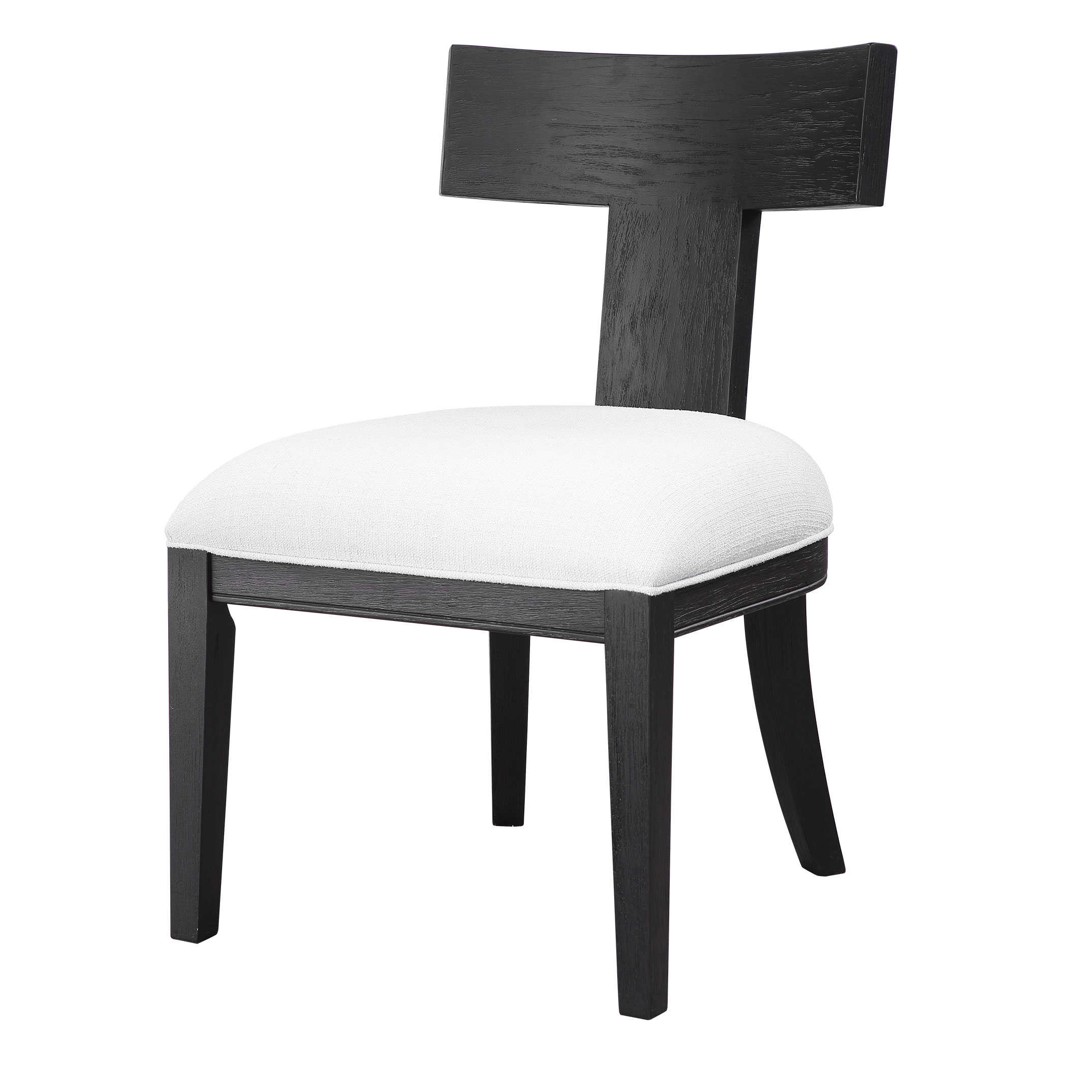 Armless Chair Charcoal 