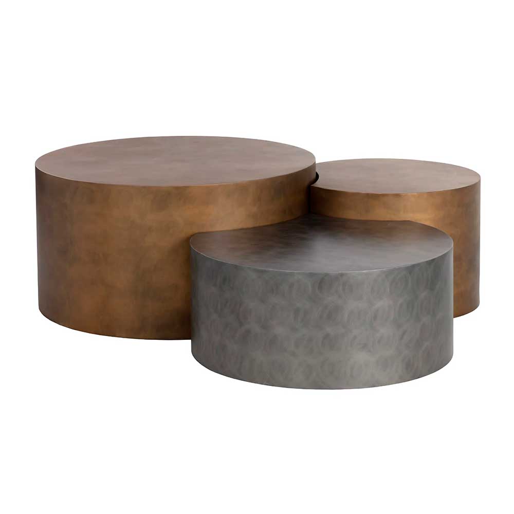 Three Metal Coffe Table